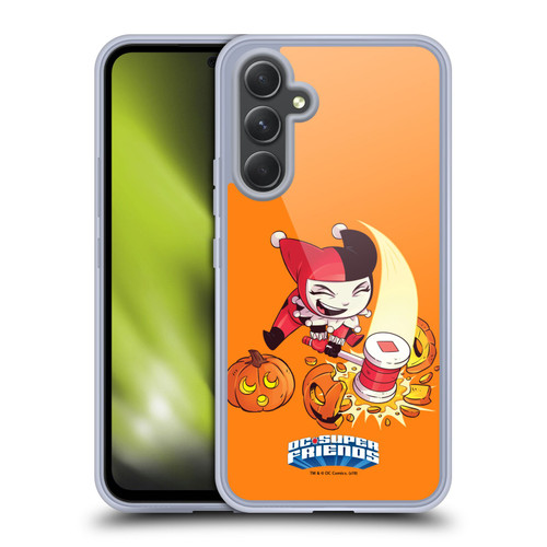 Super Friends DC Comics Toddlers Holidays Harley Quinn Halloween Soft Gel Case for Samsung Galaxy A54 5G