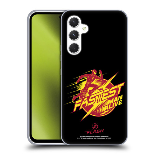 The Flash TV Series Graphics Barry Fastest Man Alive Soft Gel Case for Samsung Galaxy A54 5G