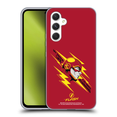 The Flash TV Series Graphics Barry Head Soft Gel Case for Samsung Galaxy A54 5G