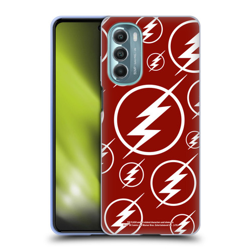 The Flash TV Series Logos Pattern Soft Gel Case for Motorola Moto G Stylus 5G (2022)