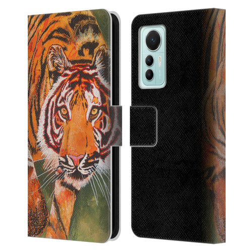 Graeme Stevenson Assorted Designs Tiger 1 Leather Book Wallet Case Cover For Xiaomi 12 Lite