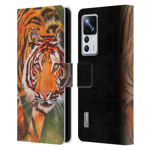 Graeme Stevenson Assorted Designs Tiger 1 Leather Book Wallet Case Cover For Xiaomi 12T Pro