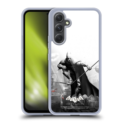 Batman Arkham City Key Art Comic Book Cover Soft Gel Case for Samsung Galaxy A54 5G