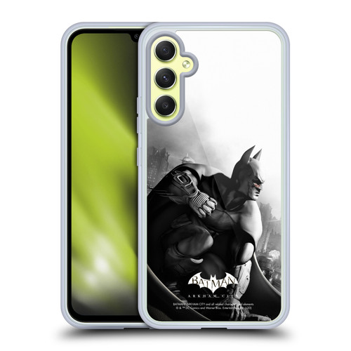 Batman Arkham City Key Art Poster Soft Gel Case for Samsung Galaxy A34 5G