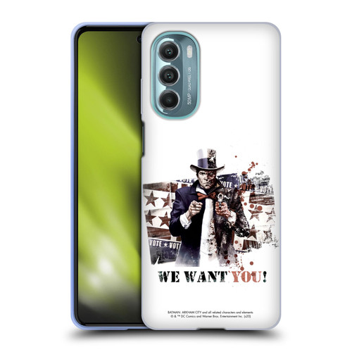 Batman Arkham City Graphics Two-Face We Want You Soft Gel Case for Motorola Moto G Stylus 5G (2022)