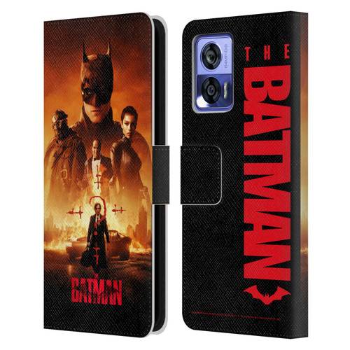 The Batman Posters Group Leather Book Wallet Case Cover For Motorola Edge 30 Neo 5G