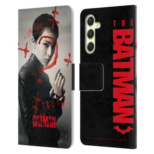 The Batman Posters Catwoman Unmask The Truth Leather Book Wallet Case Cover For Samsung Galaxy A54 5G