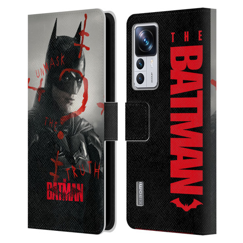 The Batman Posters Unmask The Truth Leather Book Wallet Case Cover For Xiaomi 12T Pro