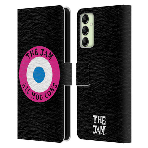 The Jam Key Art All Mod Cons Leather Book Wallet Case Cover For Samsung Galaxy A14 5G