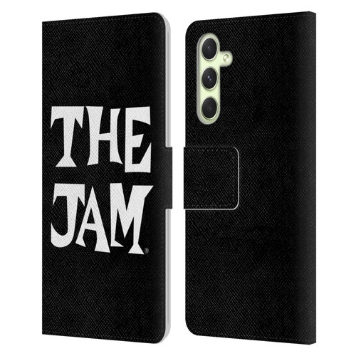 The Jam Key Art Black White Logo Leather Book Wallet Case Cover For Samsung Galaxy A54 5G