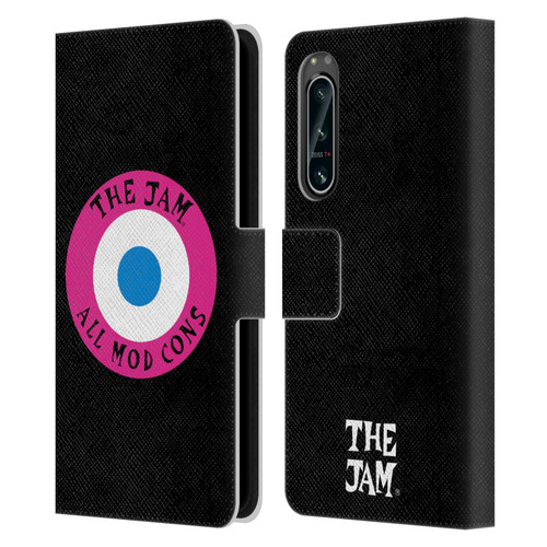 The Jam Key Art All Mod Cons Leather Book Wallet Case Cover For Sony Xperia 5 IV