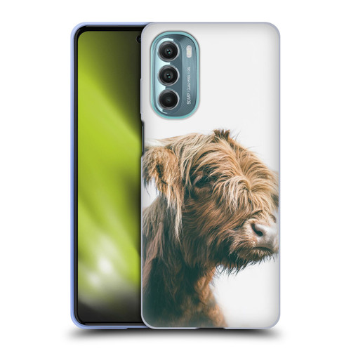Patrik Lovrin Animal Portraits Majestic Highland Cow Soft Gel Case for Motorola Moto G Stylus 5G (2022)