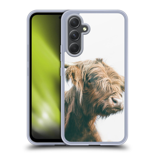 Patrik Lovrin Animal Portraits Majestic Highland Cow Soft Gel Case for Samsung Galaxy A54 5G