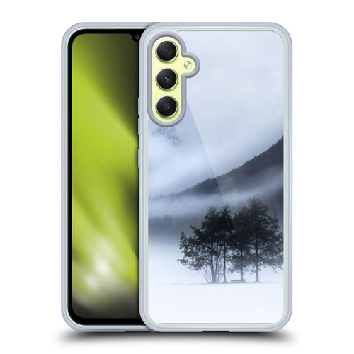 Patrik Lovrin Magical Foggy Landscape Fog, Mountains And A Tree Soft Gel Case for Samsung Galaxy A34 5G