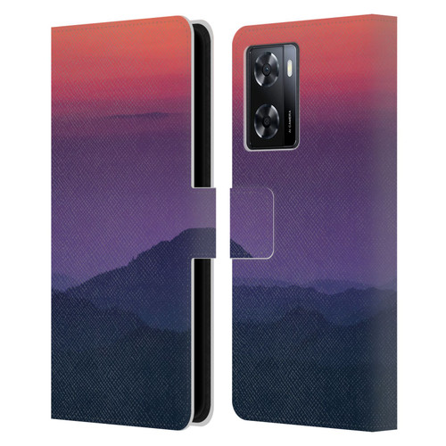 Patrik Lovrin Magical Sunsets Layers Leather Book Wallet Case Cover For OPPO A57s