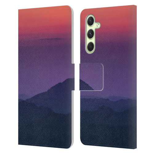 Patrik Lovrin Magical Sunsets Layers Leather Book Wallet Case Cover For Samsung Galaxy A54 5G