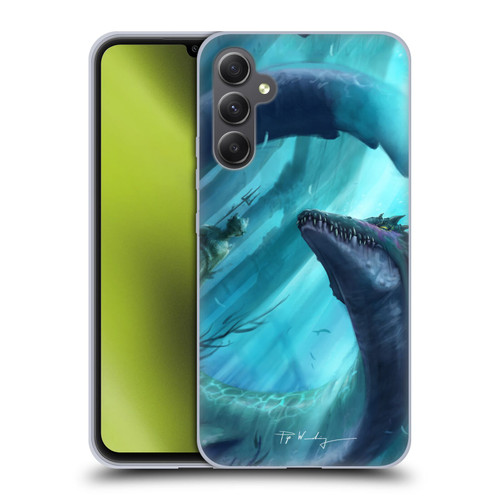 Piya Wannachaiwong Dragons Of Sea And Storms Dragon Of Atlantis Soft Gel Case for Samsung Galaxy A34 5G