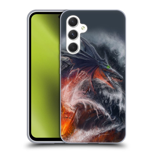 Piya Wannachaiwong Dragons Of Sea And Storms Sea Fire Dragon Soft Gel Case for Samsung Galaxy A54 5G