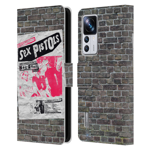 Sex Pistols Band Art Filthy Lucre Japan Leather Book Wallet Case Cover For Xiaomi 12T Pro