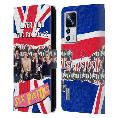 Sex Pistols Band Art Group Photo Leather Book Wallet Case Cover For Xiaomi 12T Pro
