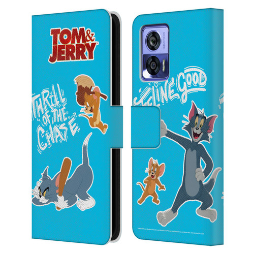 Tom And Jerry Movie (2021) Graphics Characters 2 Leather Book Wallet Case Cover For Motorola Edge 30 Neo 5G