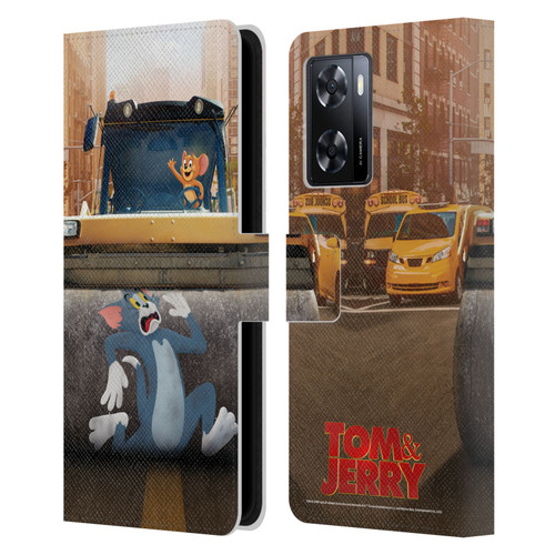 Tom And Jerry Movie (2021) Graphics Rolling Leather Book Wallet Case Cover For OPPO A57s