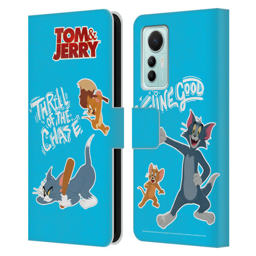 Tom And Jerry Movie (2021) Graphics Characters 2 Leather Book Wallet Case Cover For Xiaomi 12 Lite