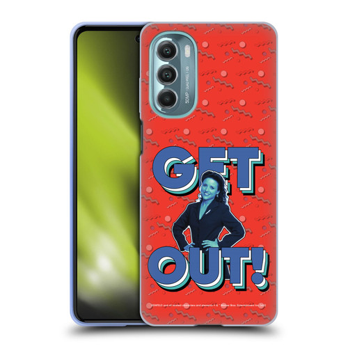Seinfeld Graphics Get Out! Soft Gel Case for Motorola Moto G Stylus 5G (2022)