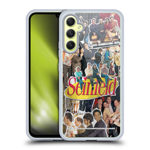 Seinfeld Graphics Collage Soft Gel Case for Samsung Galaxy A34 5G