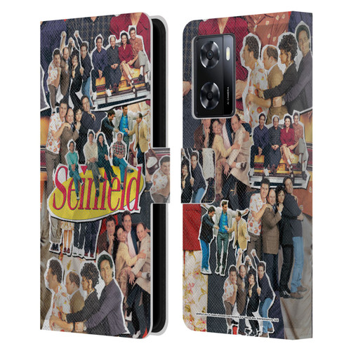 Seinfeld Graphics Collage Leather Book Wallet Case Cover For OPPO A57s