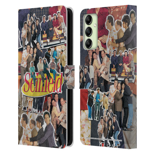 Seinfeld Graphics Collage Leather Book Wallet Case Cover For Samsung Galaxy A14 5G