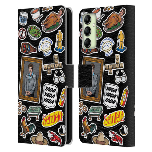 Seinfeld Graphics Sticker Collage Leather Book Wallet Case Cover For Samsung Galaxy A14 5G