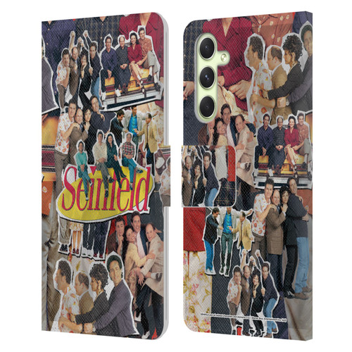 Seinfeld Graphics Collage Leather Book Wallet Case Cover For Samsung Galaxy A54 5G