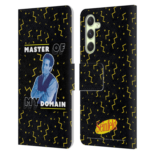Seinfeld Graphics Master Of My Domain Leather Book Wallet Case Cover For Samsung Galaxy A54 5G