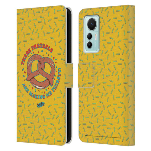 Seinfeld Graphics These Pretzels Leather Book Wallet Case Cover For Xiaomi 12 Lite