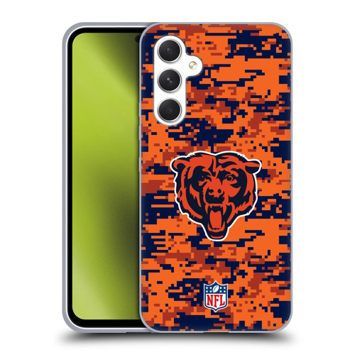 NFL Chicago Bears Graphics Digital Camouflage Soft Gel Case for Samsung Galaxy A54 5G