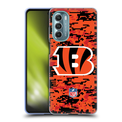 NFL Cincinnati Bengals Graphics Digital Camouflage Soft Gel Case for Motorola Moto G Stylus 5G (2022)
