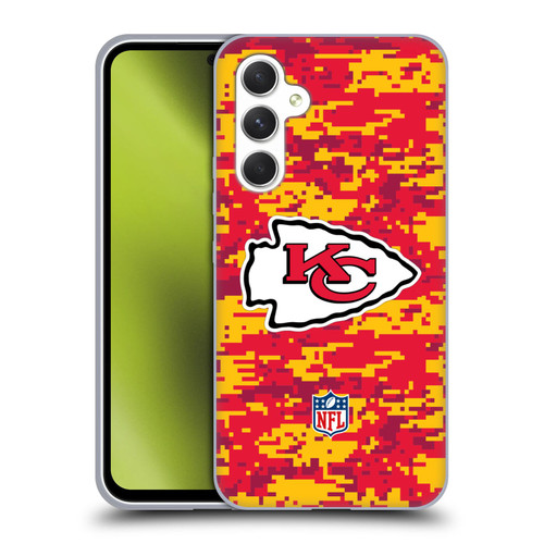 NFL Kansas City Chiefs Graphics Digital Camouflage Soft Gel Case for Samsung Galaxy A54 5G