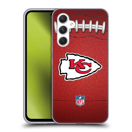 NFL Kansas City Chiefs Graphics Football Soft Gel Case for Samsung Galaxy A54 5G
