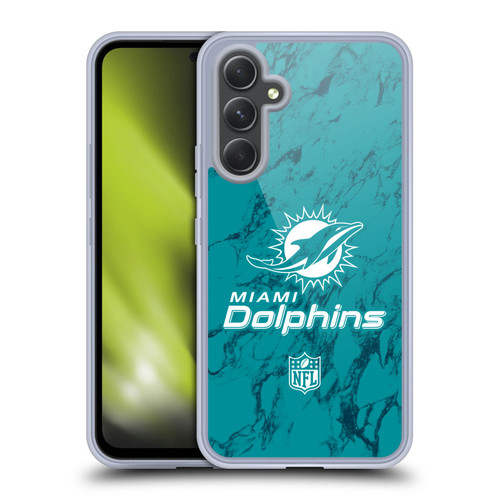 NFL Miami Dolphins Graphics Coloured Marble Soft Gel Case for Samsung Galaxy A54 5G NFL Miami Dolphins Graphics Coloured Marble Soft Gel Case for Samsung Galaxy A54 5G