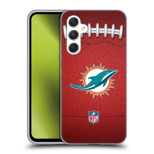 NFL Miami Dolphins Graphics Football Soft Gel Case for Samsung Galaxy A54 5G