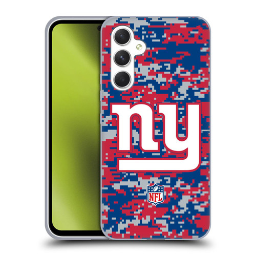 NFL New York Giants Graphics Digital Camouflage Soft Gel Case for Samsung Galaxy A54 5G