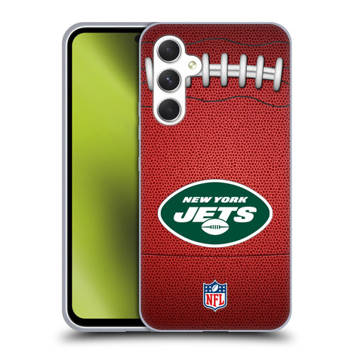 NFL New York Jets Graphics Football Soft Gel Case for Samsung Galaxy A54 5G