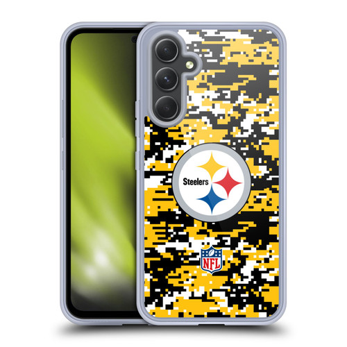 NFL Pittsburgh Steelers Graphics Digital Camouflage Soft Gel Case for Samsung Galaxy A54 5G