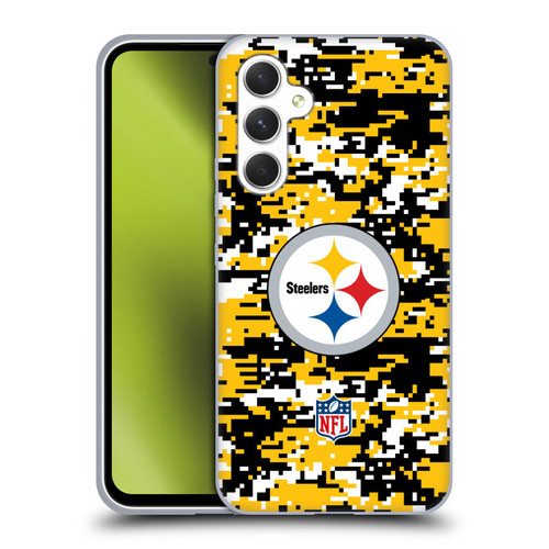 NFL Pittsburgh Steelers Graphics Digital Camouflage Soft Gel Case for Samsung Galaxy A54 5G