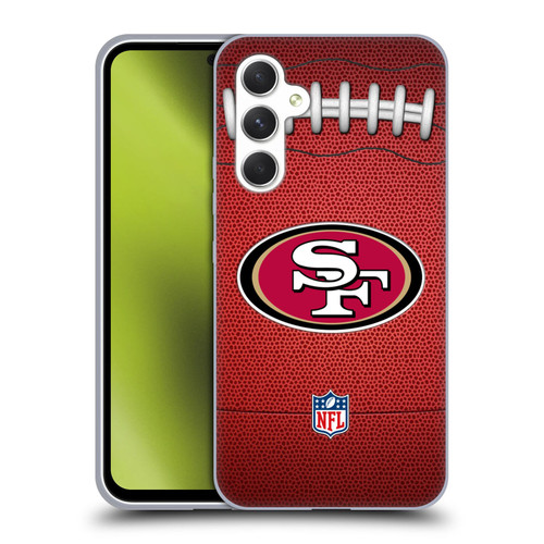 NFL San Francisco 49ers Graphics Football Soft Gel Case for Samsung Galaxy A54 5G