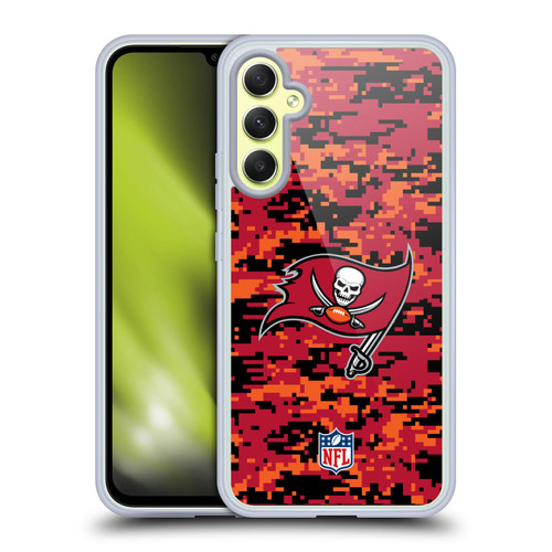 NFL Tampa Bay Buccaneers Graphics Digital Camouflage Soft Gel Case for Samsung Galaxy A34 5G