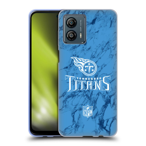 NFL Tennessee Titans Graphics Coloured Marble Soft Gel Case for Motorola Moto G53 5G