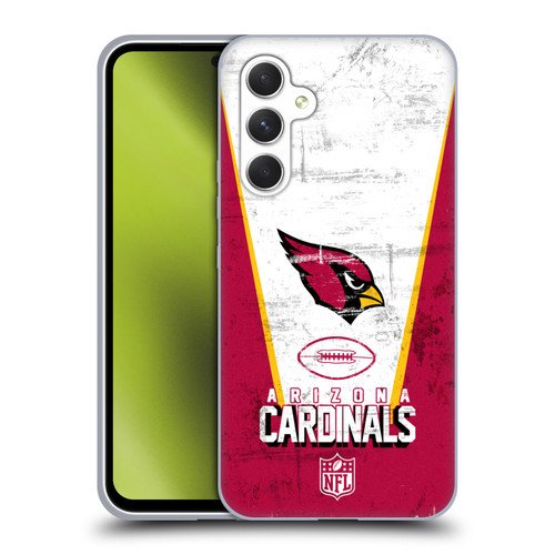 NFL Arizona Cardinals Logo Art Banner Soft Gel Case for Samsung Galaxy A54 5G