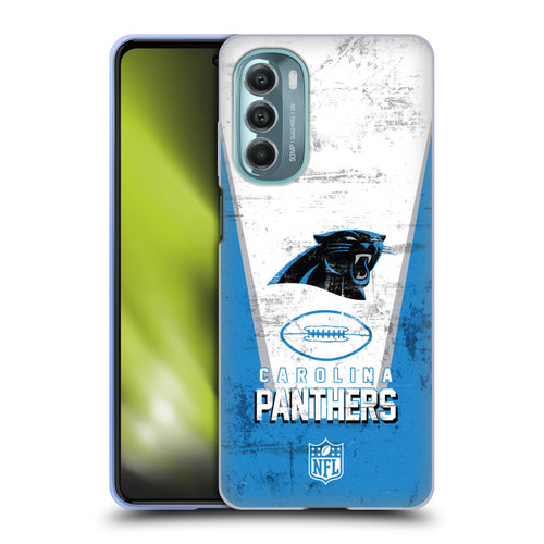 NFL Carolina Panthers Logo Art Banner Soft Gel Case for Motorola Moto G Stylus 5G (2022)